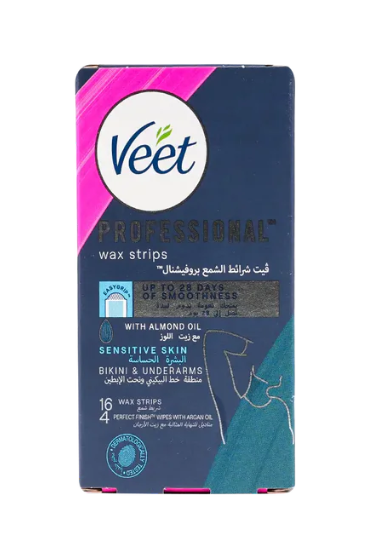 Veet Wax Strips For Bikini & Under Arm 16 Pcs